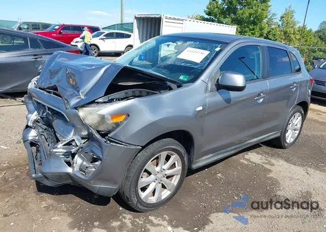 2014 Mitsubishi Outlander Sport Es z USA, uszkodzony, nr VIN 4A4AP3AU1EE026872